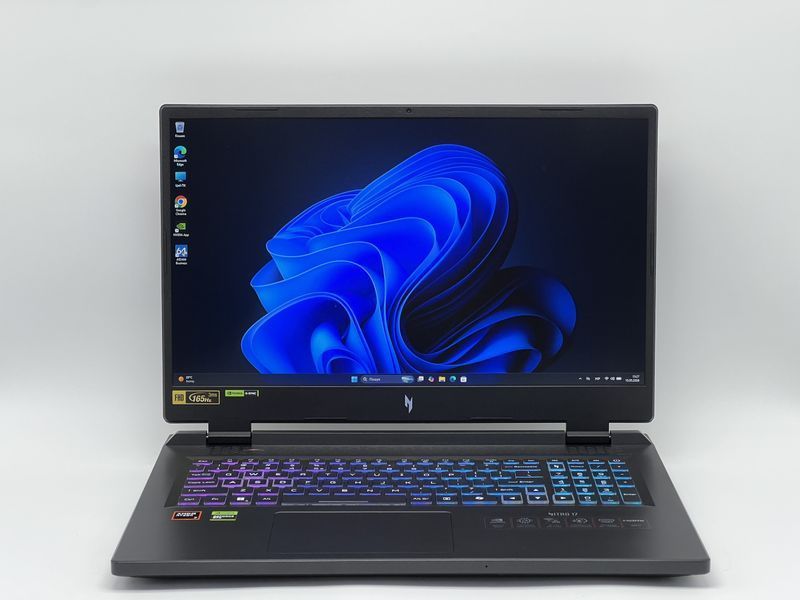 Ноутбук Acer Nitro 17 AN17-42-R9TH / 17 IPS 165Гц 1920x1080 / AMD Ryzen 7 8845HS / RAM 16 GB / SSD 960 GB / NVIDIA GeForce RTX 4060 / Клас A- / БУ CRNTR17N1742R9THA406096016IAM фото від Pixel