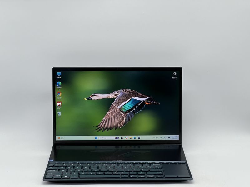 Ноутбук Asus ZenBook Duo / 14 IPS 60Гц 1920x1080 / Intel Core i7-1195G7 / RAM 32 GB / SSD 480 GB / Intel Iris Xe Graphics / Клас A- / БУ SSZNBKDI48032IAM фото від Pixel