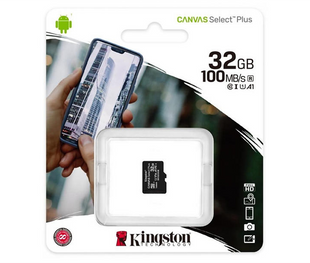 Карта пам'яті Kingston MicroSDHC 32GB Canvas Select Plus Class10 UHS-I KNGSTNMCRSDCSP32 фото від Pixel